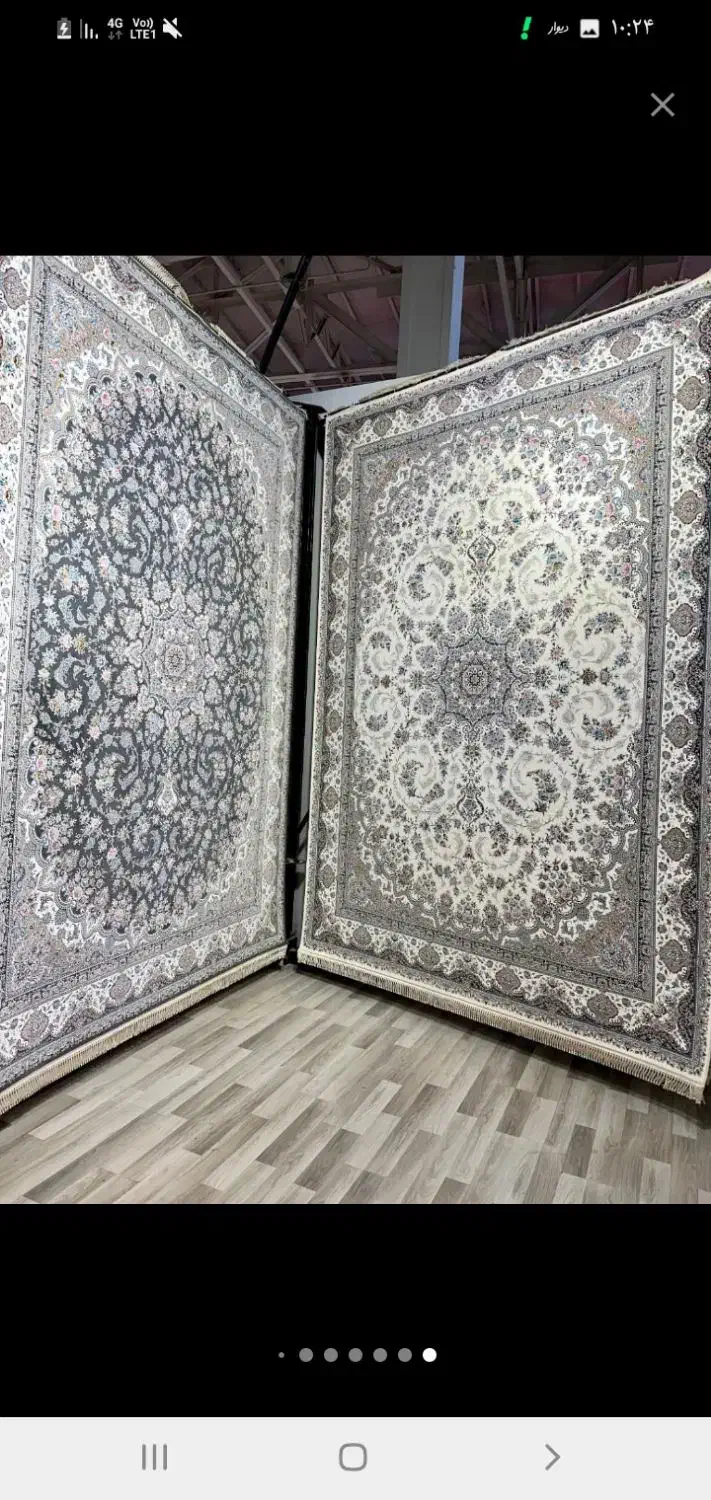 فرش افشان سفیر لاکی۱۲۰۰|فرش|شیراز, ریشمک|دیوار