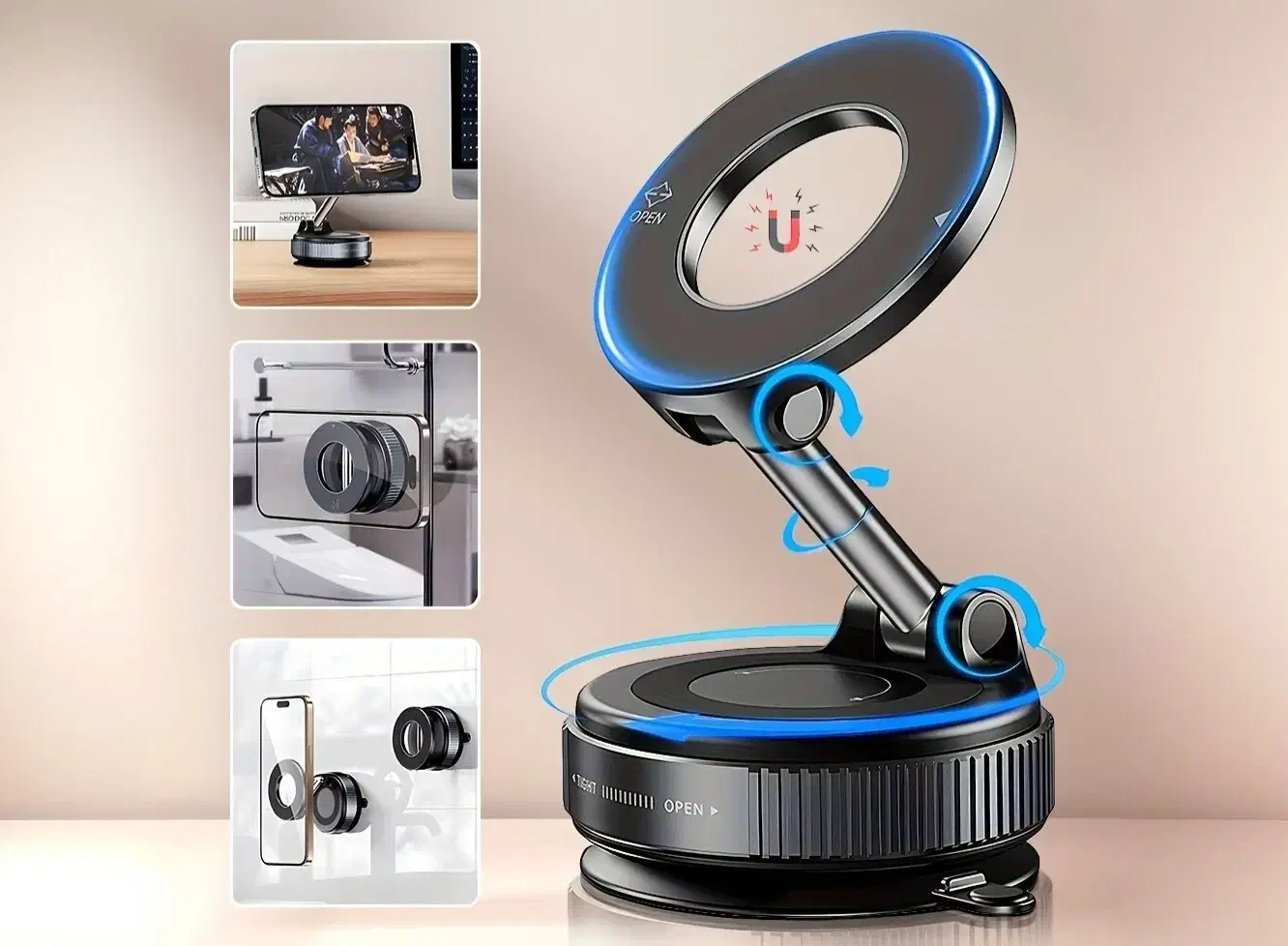 هولدر وکیوم مگنتی مگ سیف هلدر|لوازم جانبی موبایل و تبلت|مشهد, الهیه|دیوار