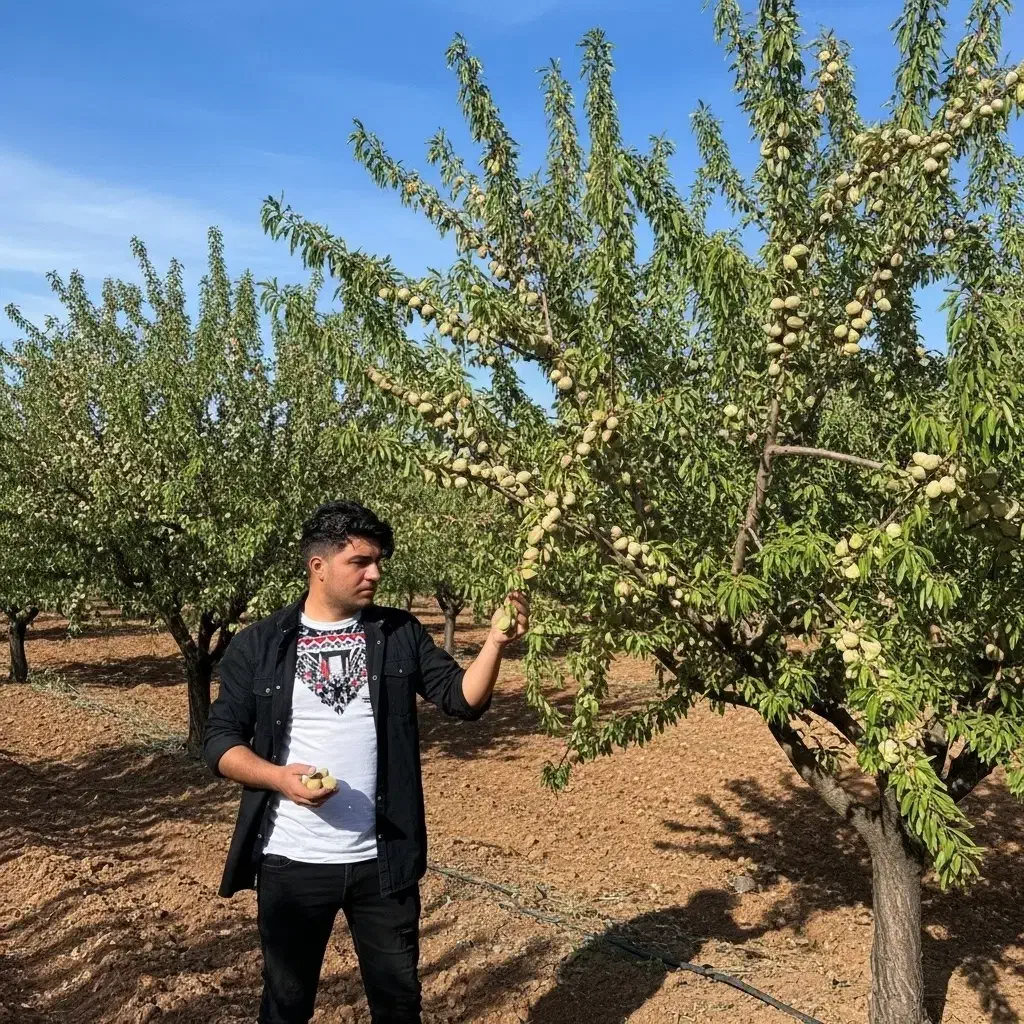 نهال بادام اصل، شروع یک باغ پرسود از همین الان|گل و گیاه طبیعی|اهر, |دیوار
