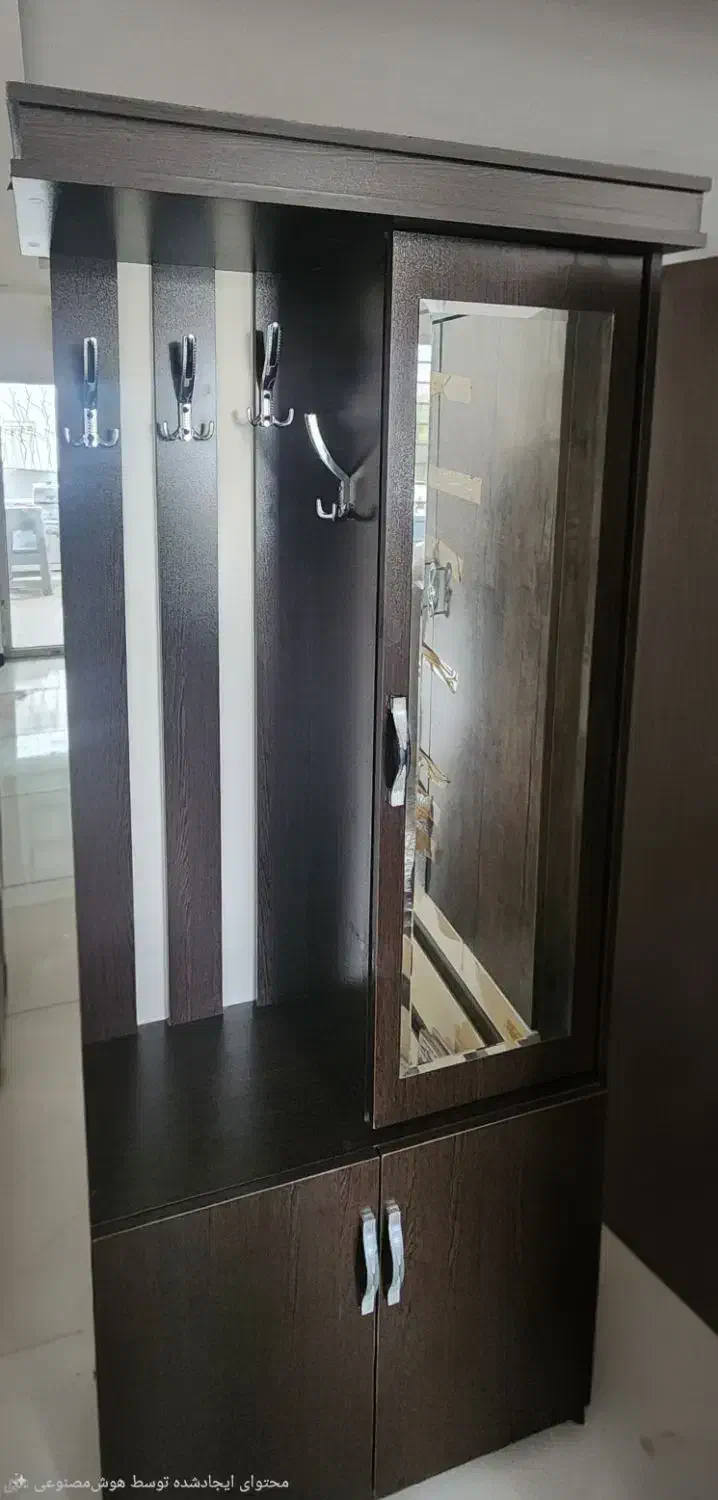 کمد دیواری آینه دار|جاکفشی، کمد، دراور|چمستان, |دیوار