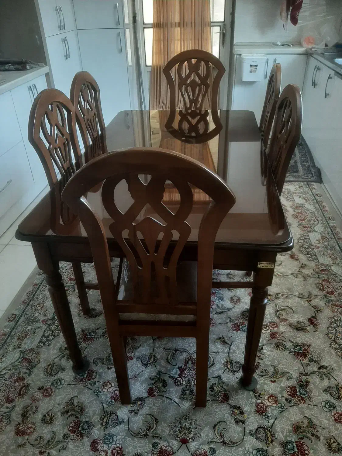 میز غذا خوری|میز و صندلی غذاخوری|خمین, |دیوار