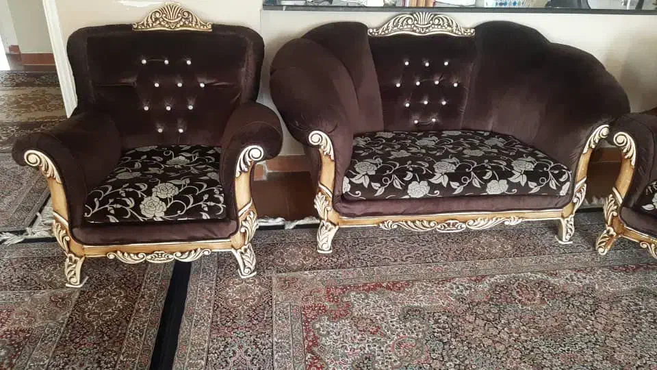 فروش دو دست مبل استیل|مبلمان خانگی و میز عسلی|شیراز, کیان شهر|دیوار