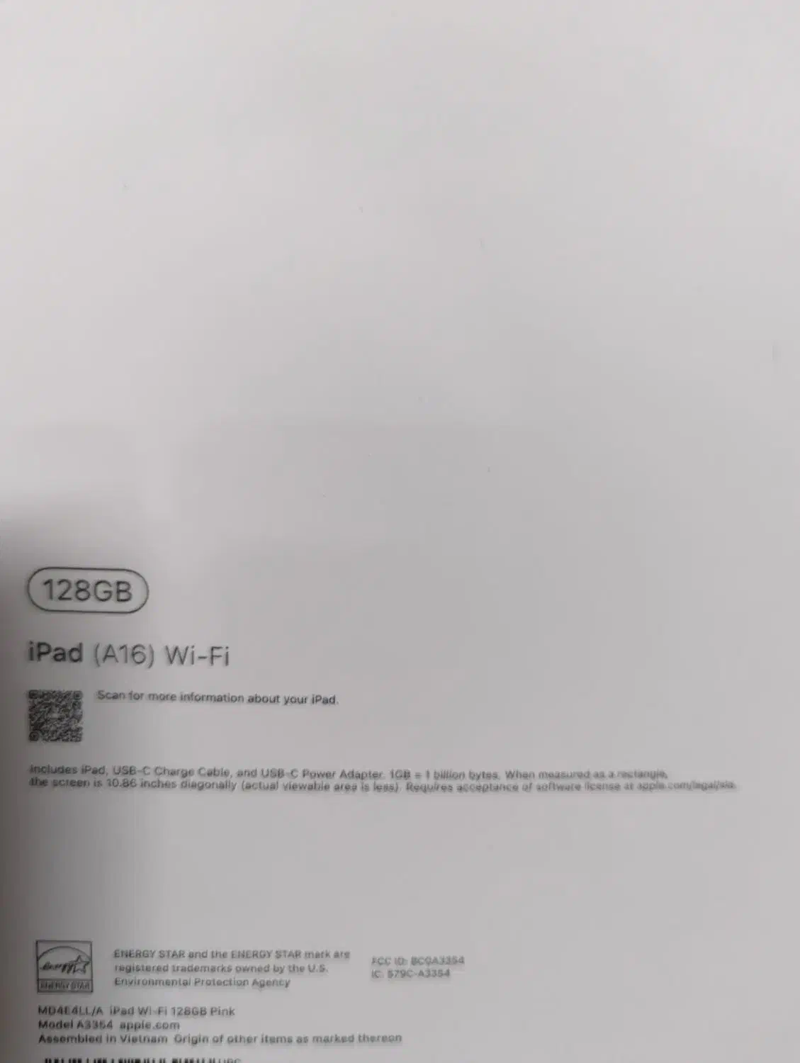 ipad A16 (۱۲۸) Wi-fi نات اکتیو پلمپ|تبلت|مشهد, گلبرگ|دیوار