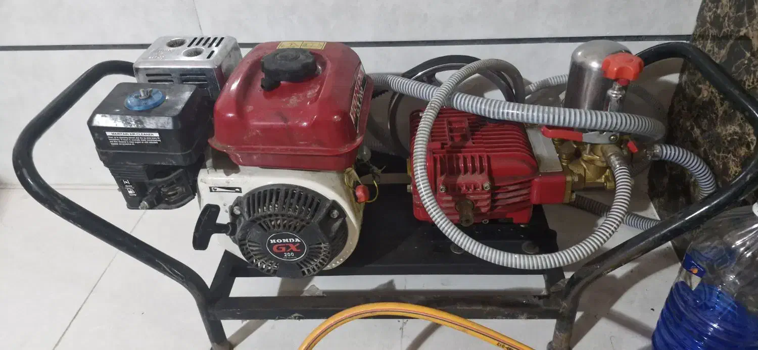 سم پاش و ۵۰متر شیلنگ پنج لایه کره ایی|ابزارآلات|تهران, شادمان|دیوار