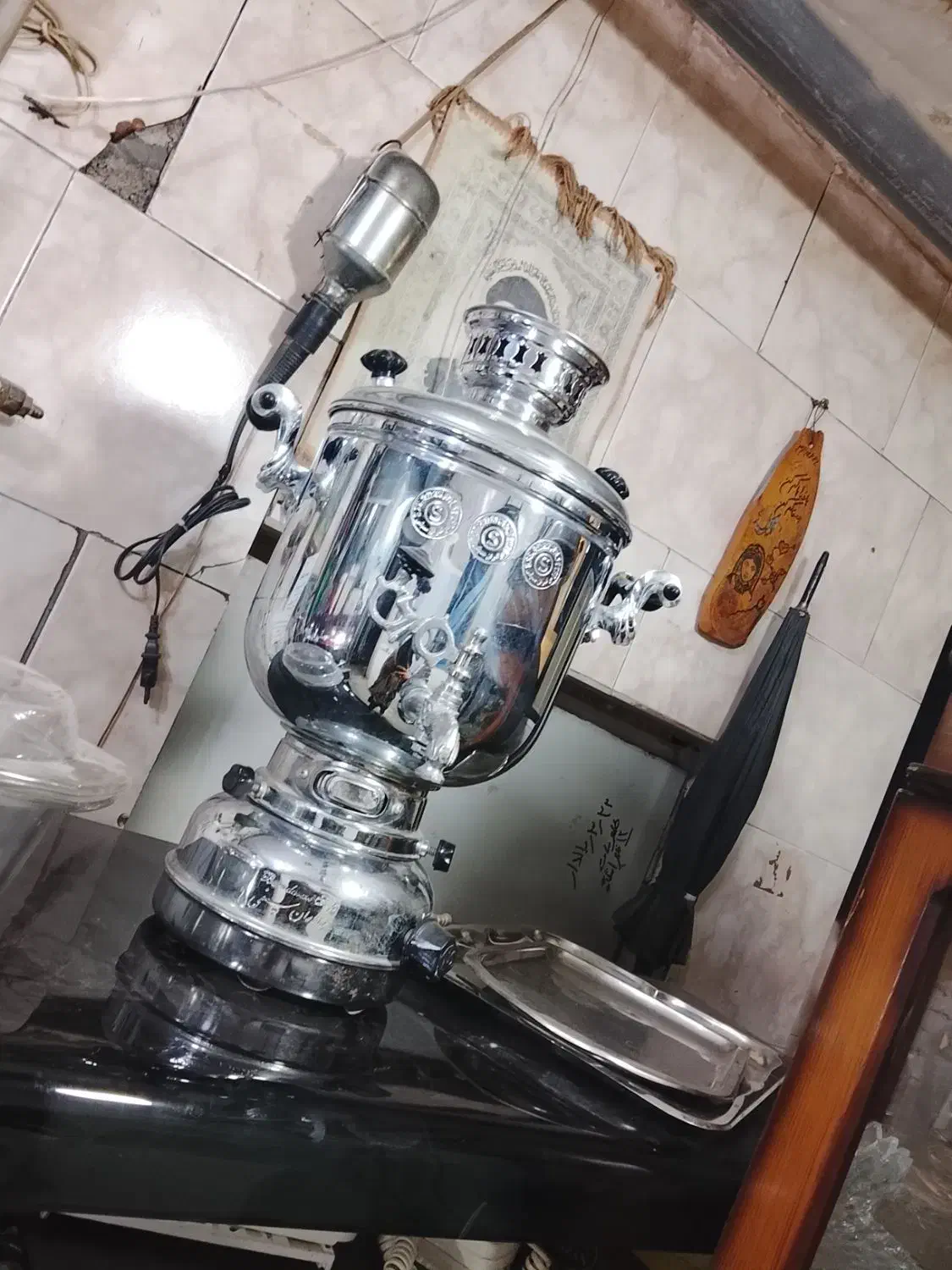 یک عدد سماور نو برنجی اصیل اصل|سماور، چایساز، قهوهساز|مشهد, نوده|دیوار