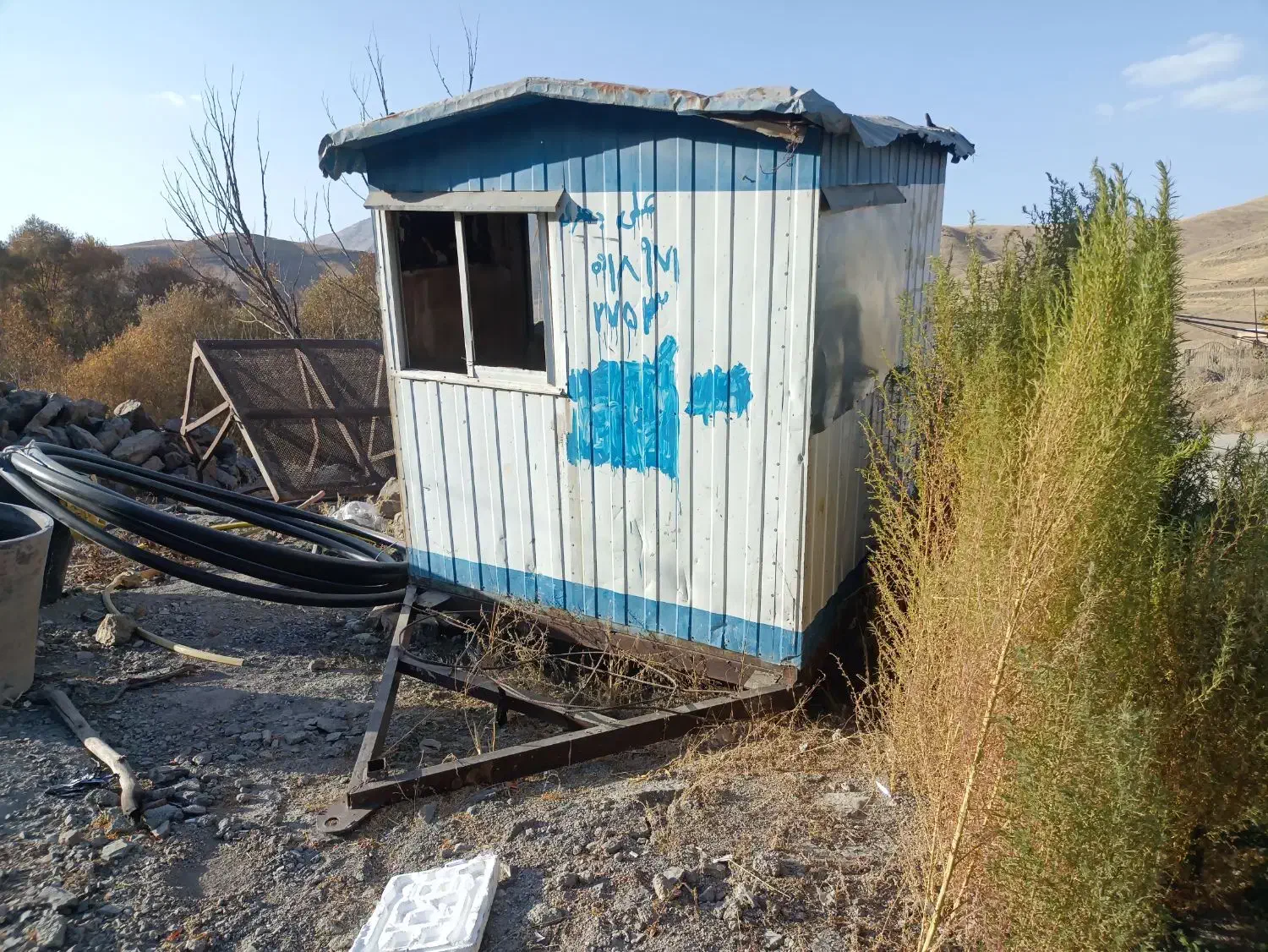 کانکس نگهبانی چرخ دار|مصالح و تجهیزات ساختمان|مریوان, |دیوار