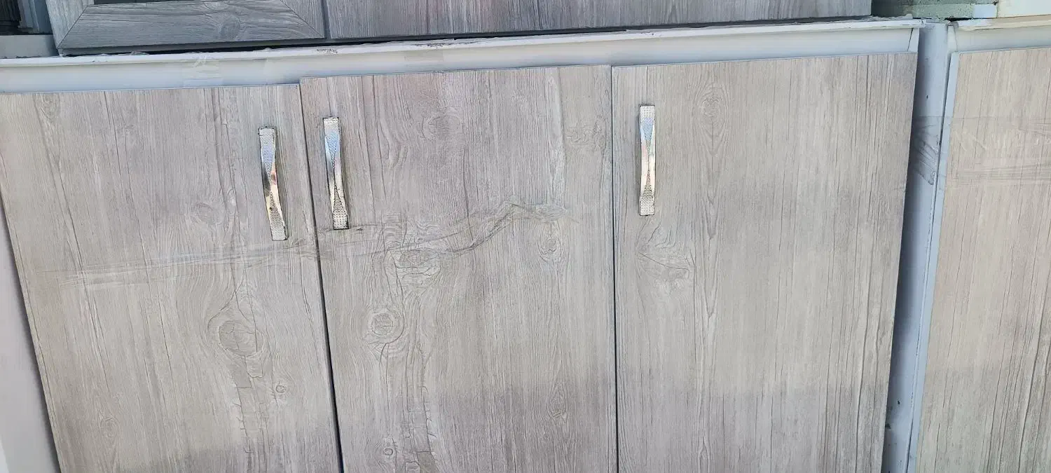 کابینت فلزی در ام دی اف به همراه سینک و آبچکان|مصالح و تجهیزات ساختمان|نجفآباد, گلدشت|دیوار