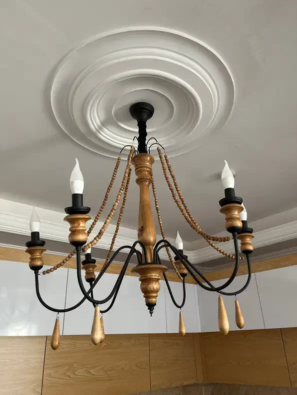 لوستر چوبی|لوستر و چراغ آویز|ارومیه, |دیوار