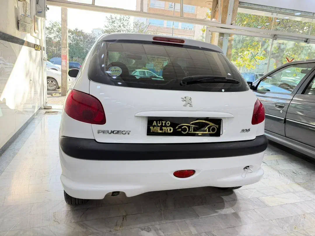 206 تیپ 2 سفید مدل 99 بی رنگ|خودرو سواری و وانت|آمل, |دیوار