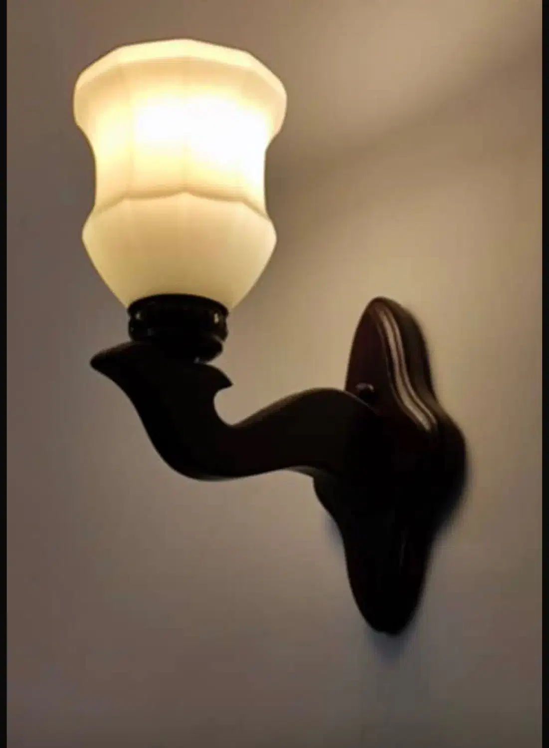 لوستر ۵ شاخه چوبی نو|لوستر و چراغ آویز|کرج, گلشهر|دیوار