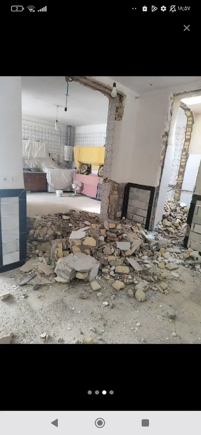 تخریب|خدمات پیشه و مهارت|کاشان, راوند|دیوار