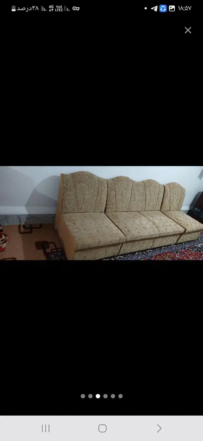 مبل ۷نفره سالم|مبلمان خانگی و میز عسلی|صومعهسرا, |دیوار