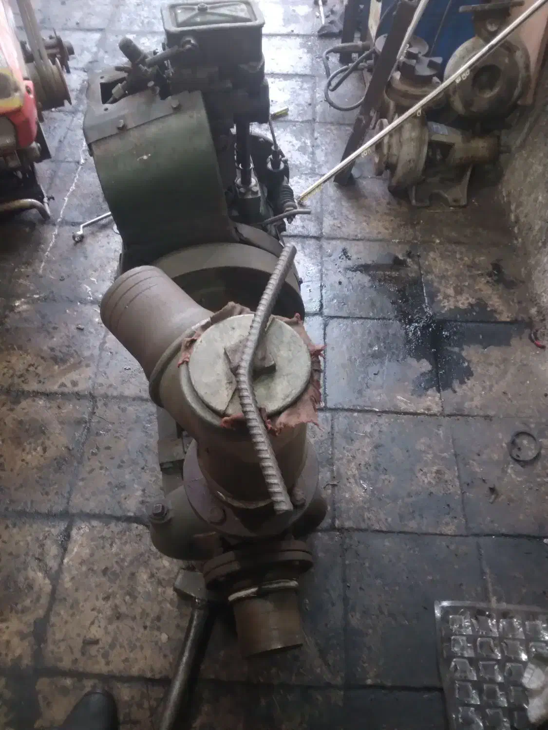 موتور مارگو هوا خنک|ماشین‌آلات صنعتی|رشت, سیا اسطلخ|دیوار