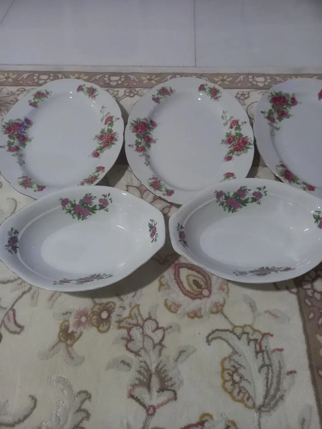 دیس گل سرخی ژاپنی|کلکسیون اشیاء عتیقه|تهران, مهران|دیوار