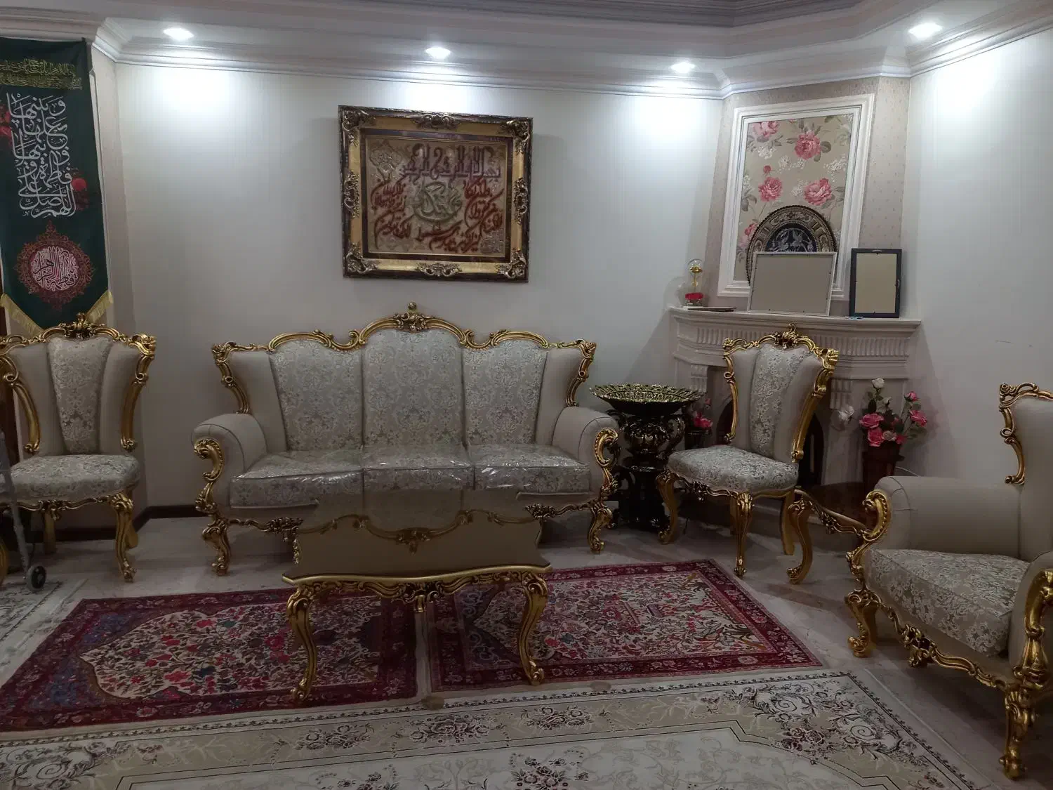 مبل ۹ نفره|مبلمان خانگی و میز عسلی|تهران, چوب تراش|دیوار