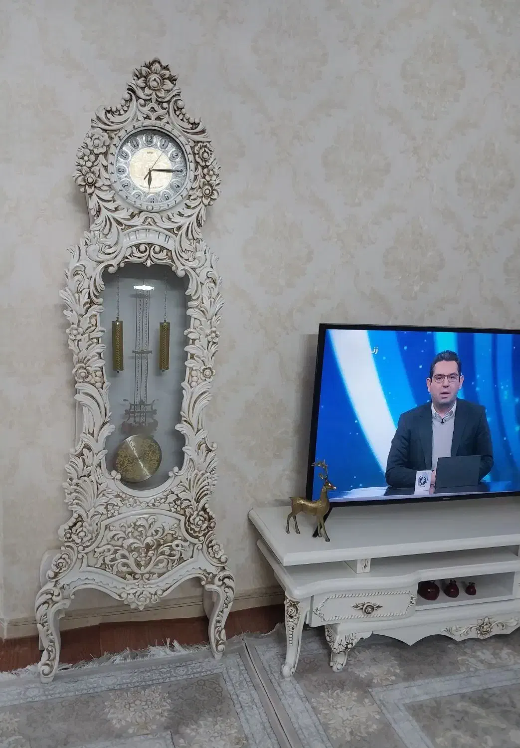 ساعت ایستاده چوبی|ساعت دیواری و تزئینی|محمدیه-قزوین, |دیوار