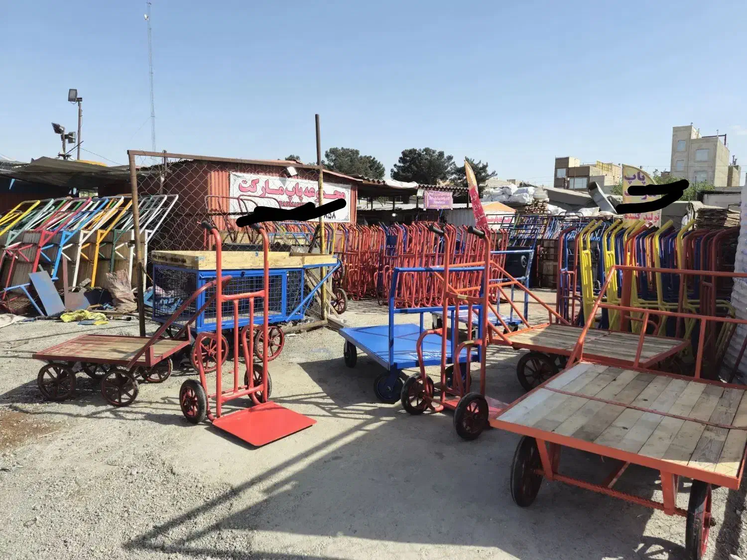 دو چرخ دستی حمل بار گاری دو چرخ (مستقیم از کارگاه)|ابزارآلات|تهران, شهید رجایی|دیوار