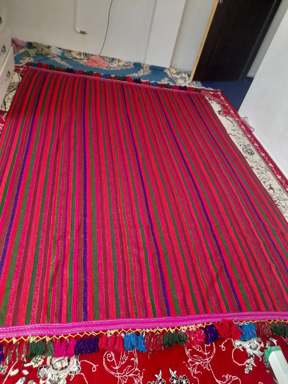 گلیم دستباف نو|گلیم، جاجیم، گبه|مشهد, نیزه|دیوار