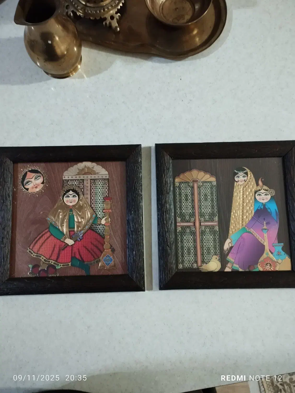 تابلو زیبا قدیمی 2 عدد|تابلو، نقاشی، عکس|بهارستان, |دیوار