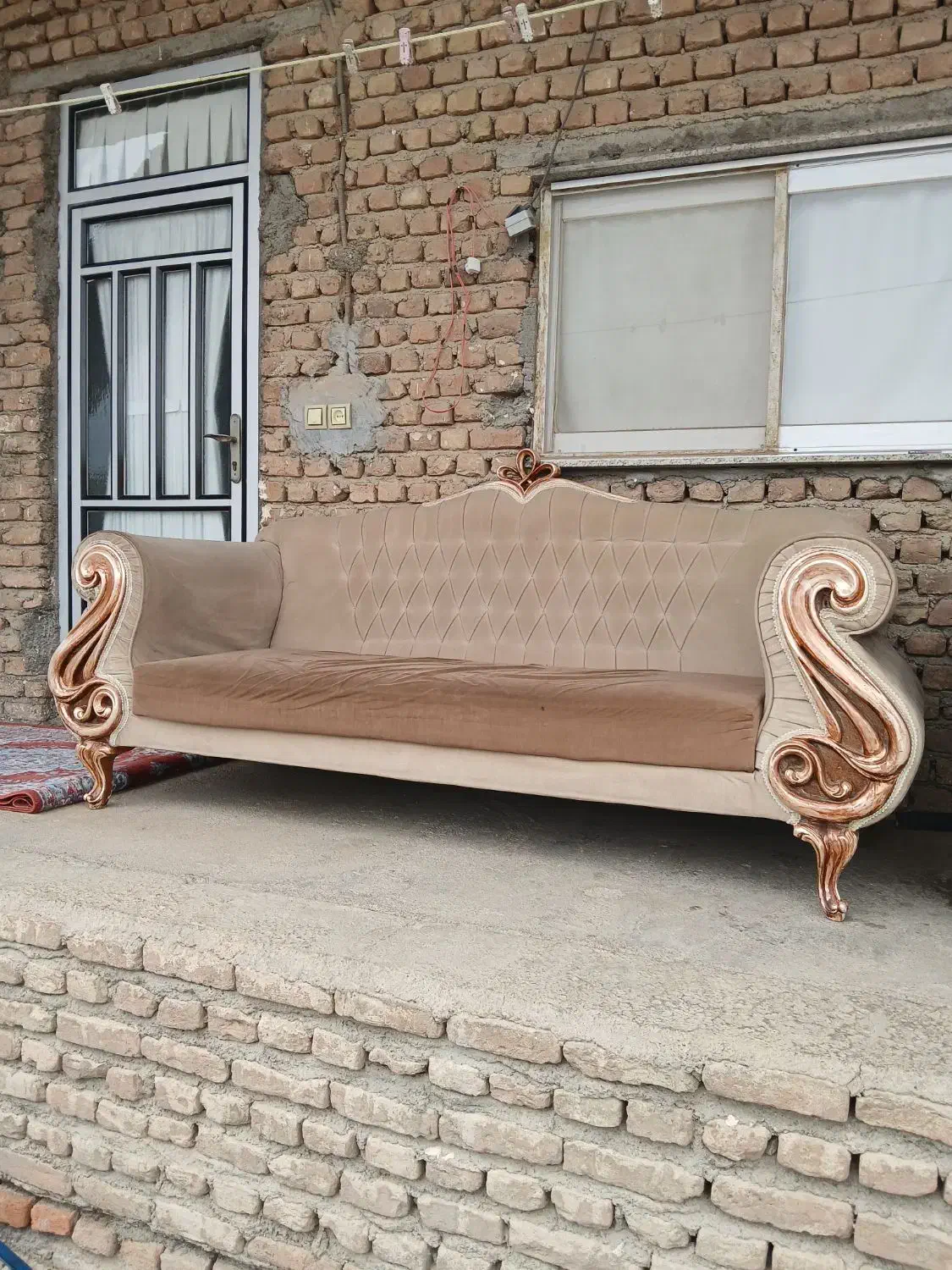 مبل کلاسیک تمام راش|مبلمان خانگی و میز عسلی|آق قلا, |دیوار