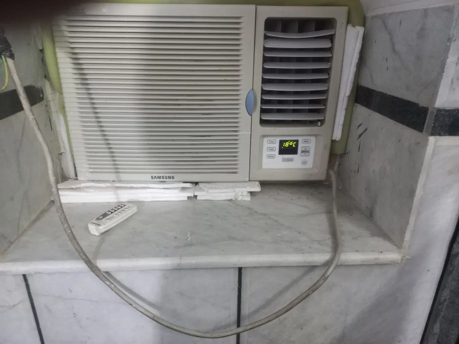 کولر پنجره ای سامسونگ|کولر گازی و فن‌کوئل|زابل, |دیوار
