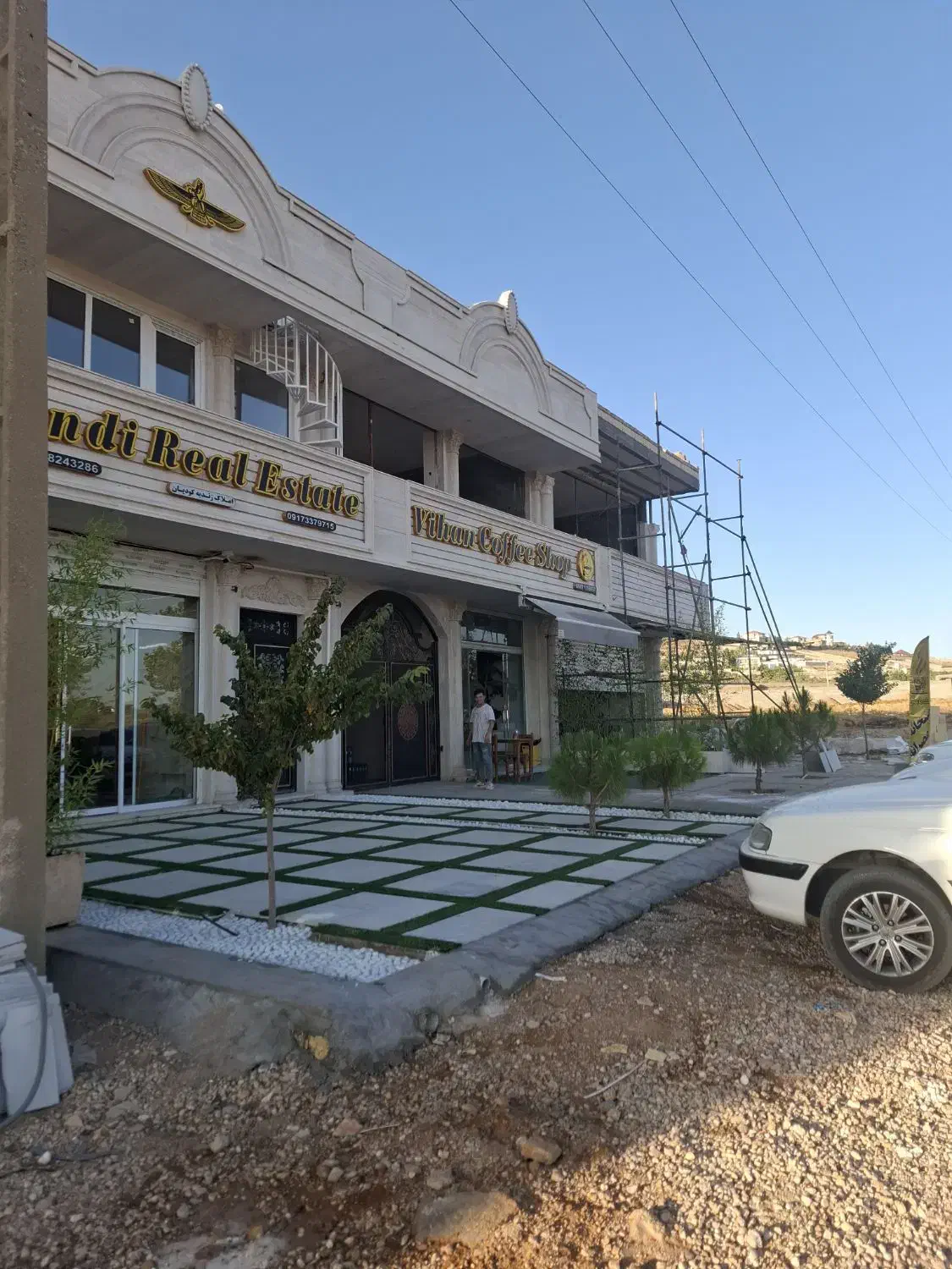 نمای سنگ و آجر ساختمان|خدمات پیشه و مهارت|کرمان, |دیوار