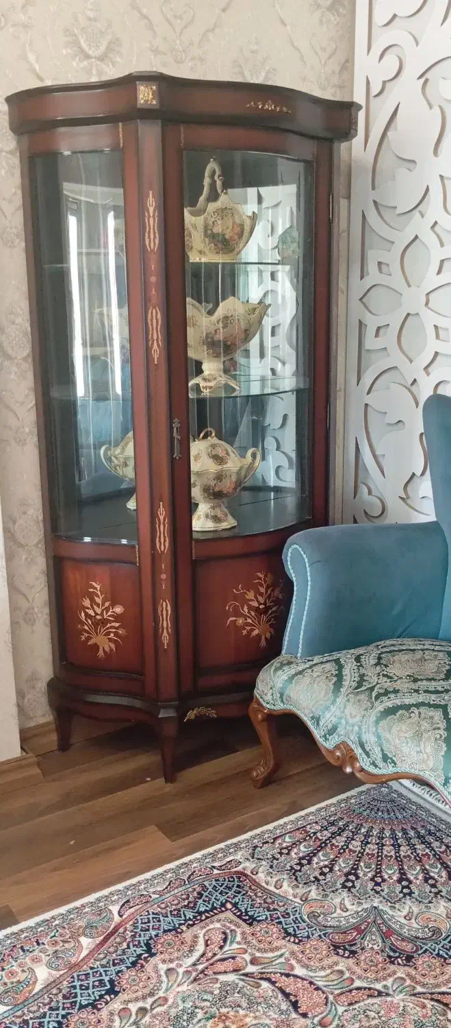 بوفه قهوهای معرق|بوفه، ویترین، کنسول|سهند, |دیوار