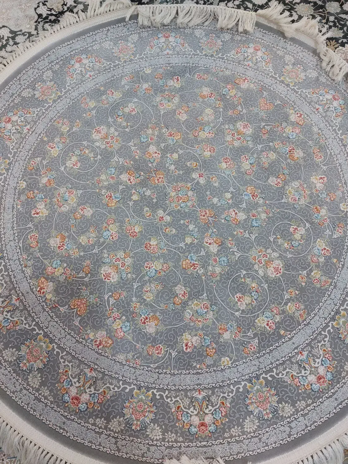 فرش گرد|فرش|کرمانشاه, |دیوار