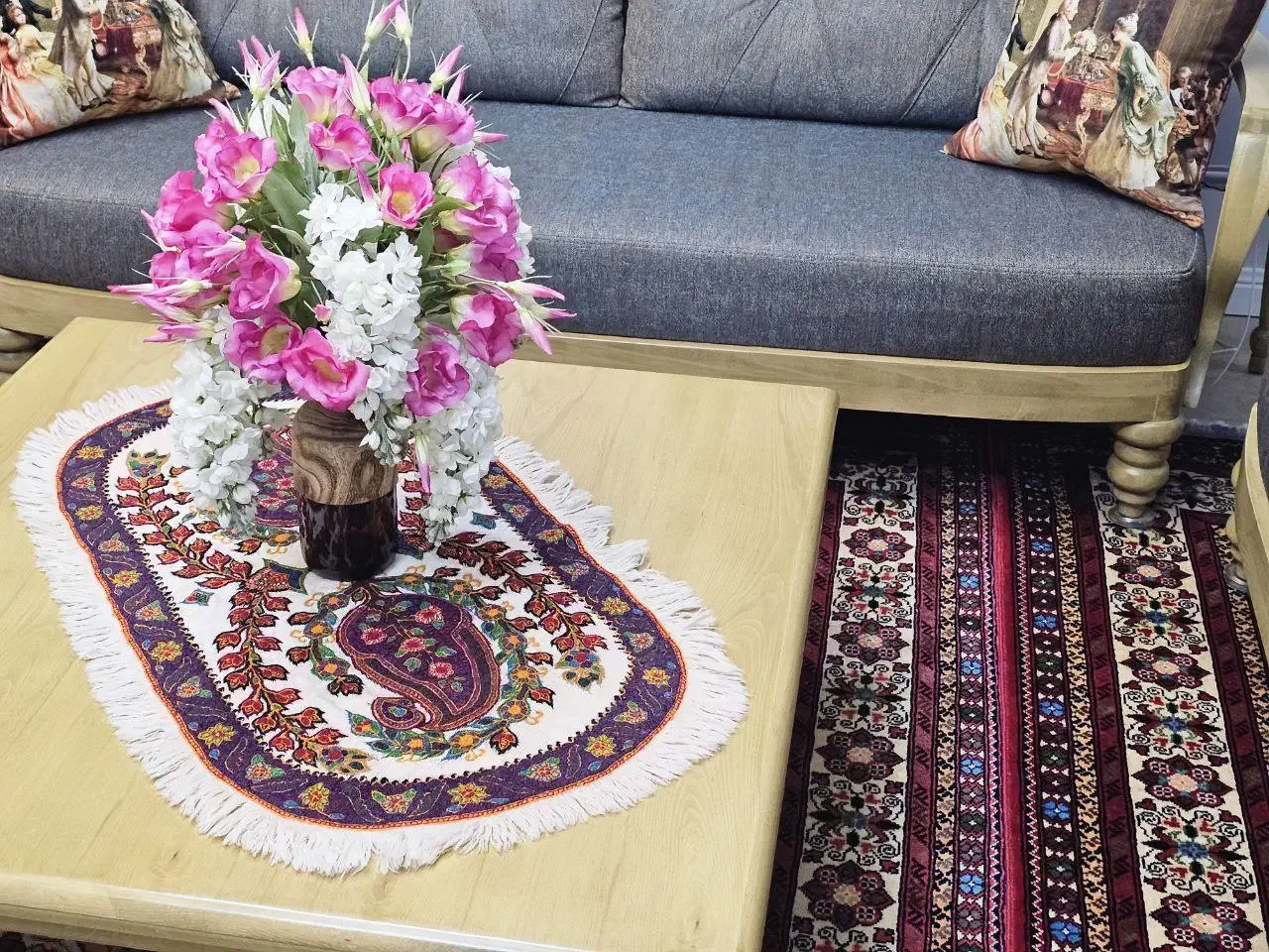 مبل کلاسیک ۷ نفره|مبلمان خانگی و میز عسلی|تهران, تاکسیرانی|دیوار