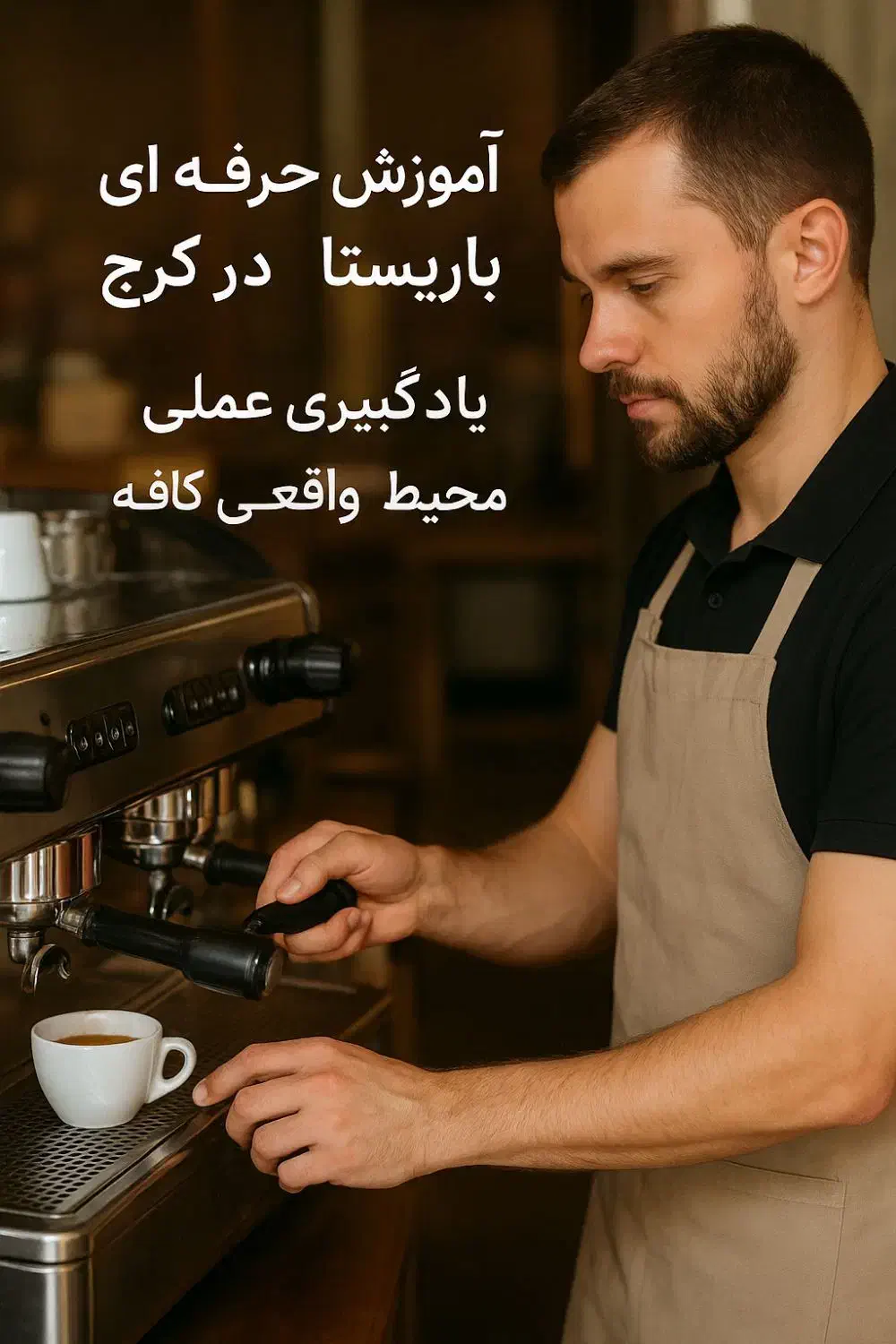 آموزش تخصصی باریستا /از صفر تا ورود به کار|خدمات آموزشی|گرمدره, |دیوار