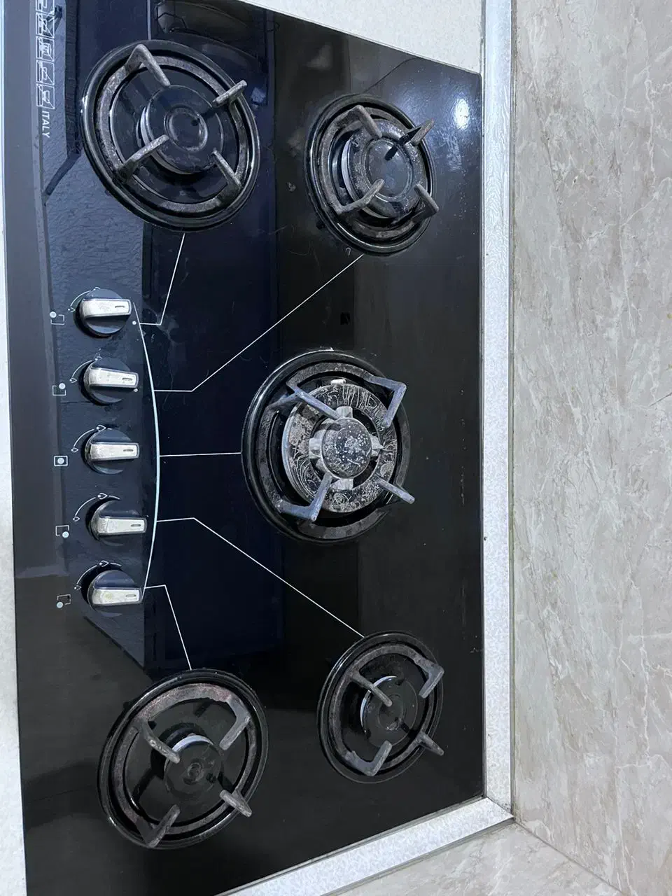 اجاق گاز شیشه ای تو کار درحد نو کم کارکرد|اجاق گاز و لوازم برقی پختوپز|گرگان, |دیوار