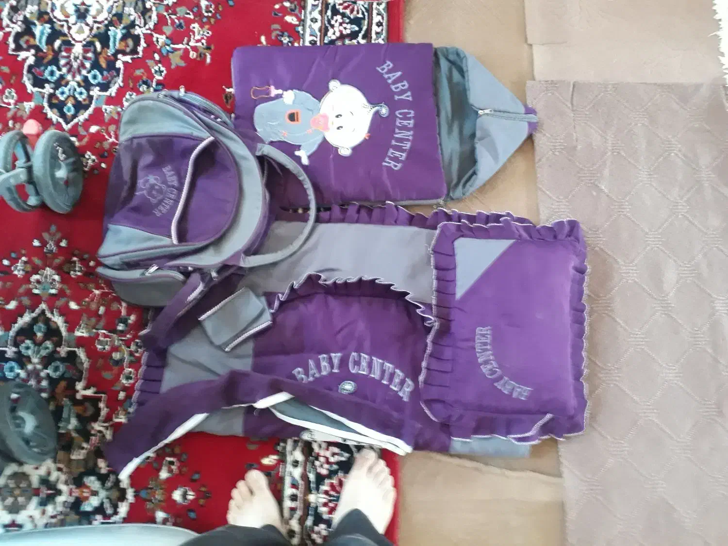 ست کامل کالسکه روروک کیف قنداق فرنگی تشک ولحاف|کالسکه و لوازم جانبی|ملایر, |دیوار