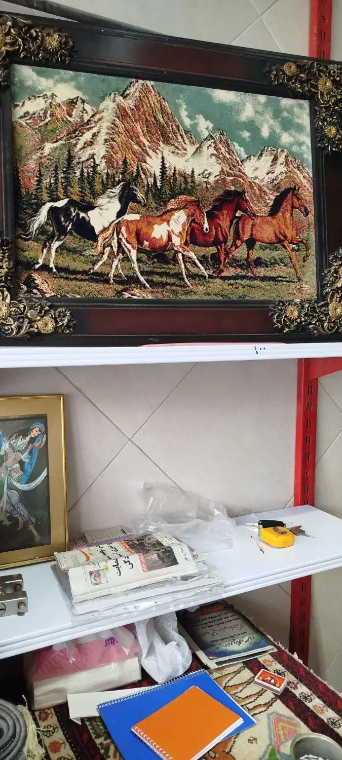 پشتی های دست بافت نقشه جوزان نفیس درحدنو|فرش|ملایر, |دیوار