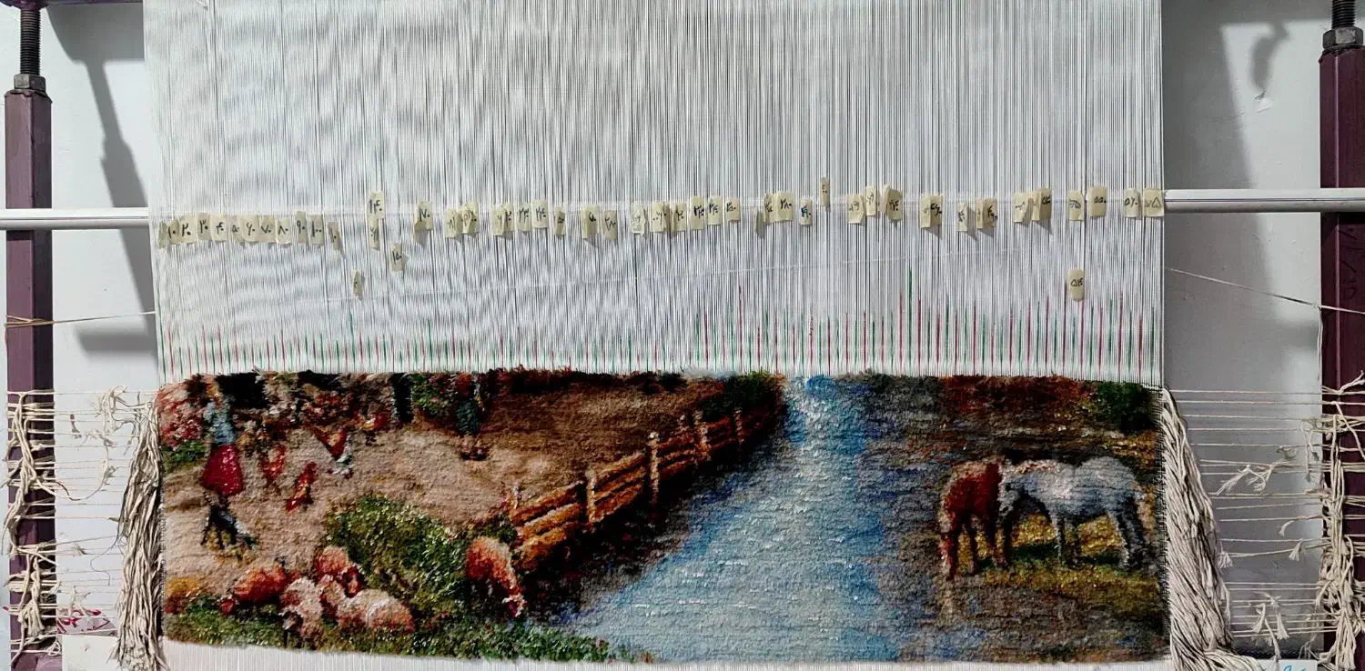 تابلو دست باف|تابلو فرش|کرمانشاه, |دیوار