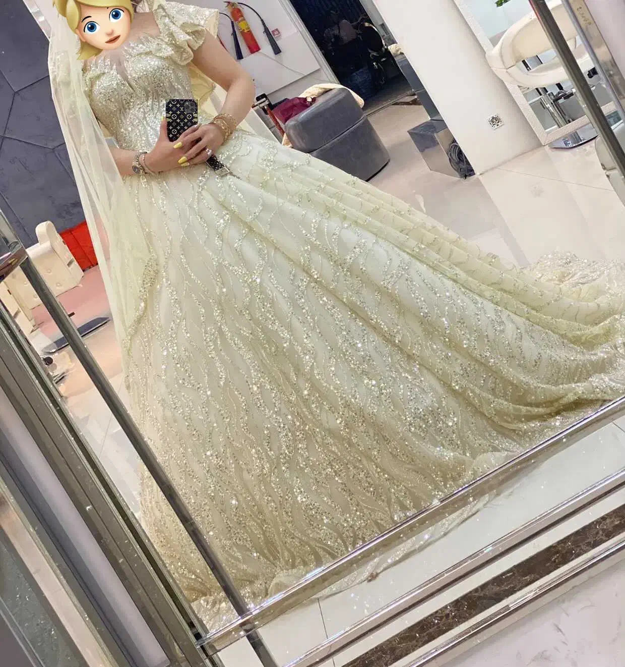 لباس عروس نباتی وارداتی ترک|لباس|تهران, نازیآباد|دیوار