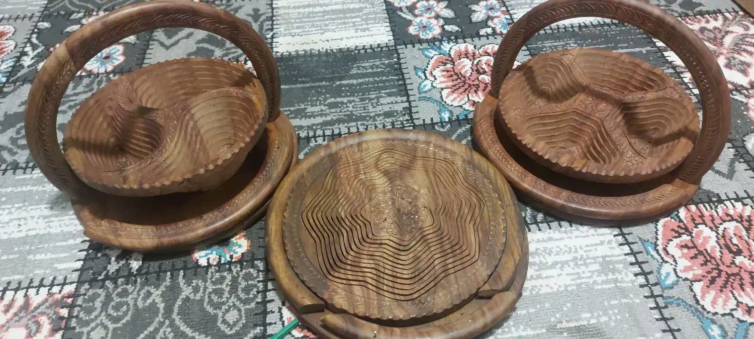 آجیل خوری چوبی|ظروف سرو و پذیرایی|کرج, حصارک بالا|دیوار