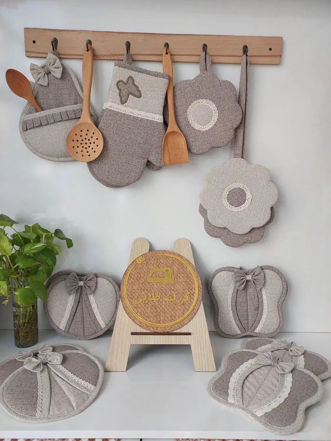 سرویس آشپزخانه پارچه ای|سفره، حوله، دستمال آشپزخانه|نیشابور, شهرک ولیعصر|دیوار