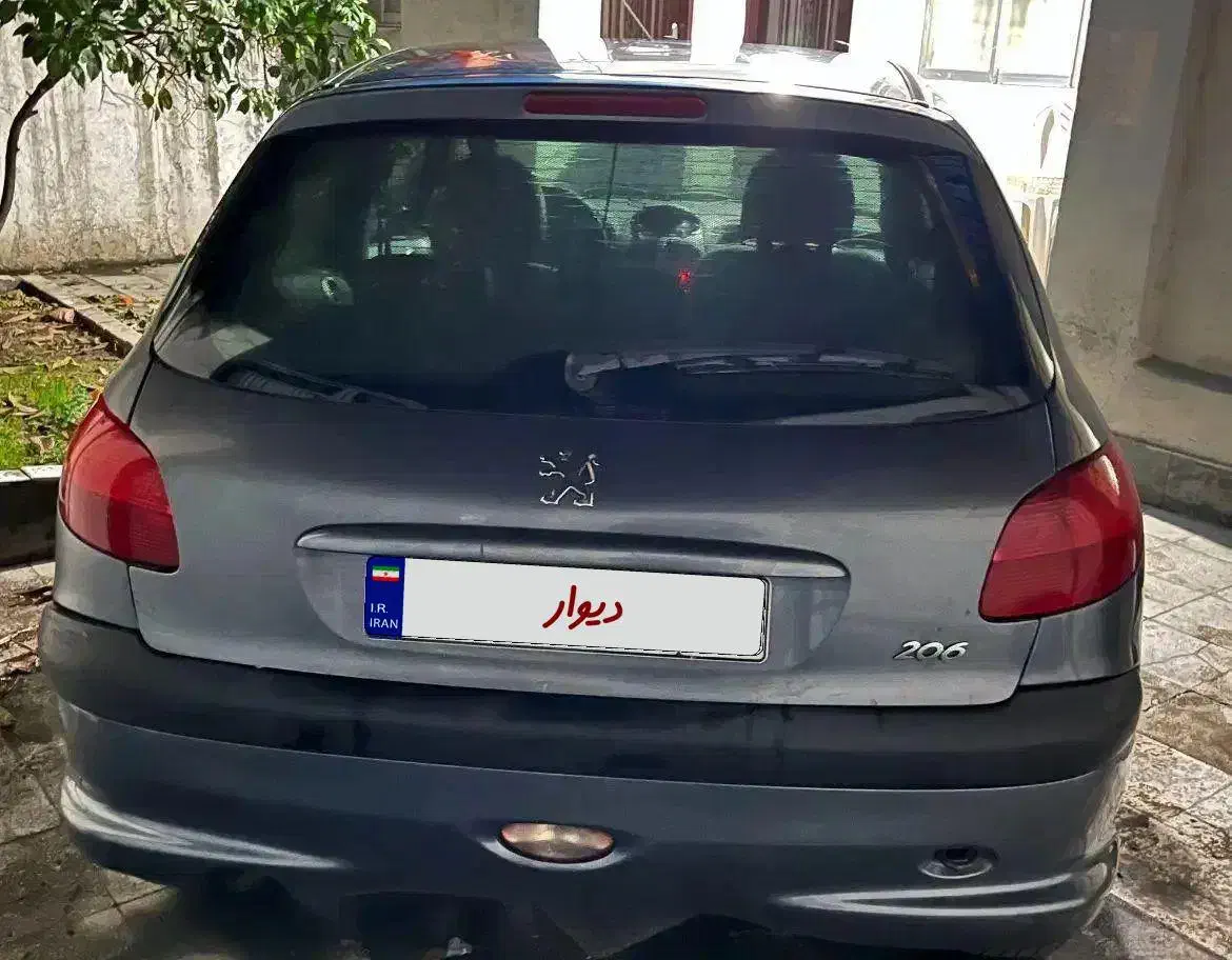 پژو ۲۰۶ تیپ ۲ مدل ۸۸ سفارشی|خودرو سواری و وانت|ساری, |دیوار