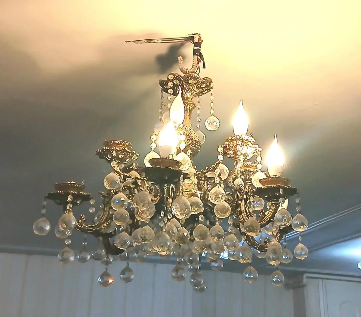 لوستر تک وسقفی|لوستر و چراغ آویز|اهواز, کیانپارس |دیوار