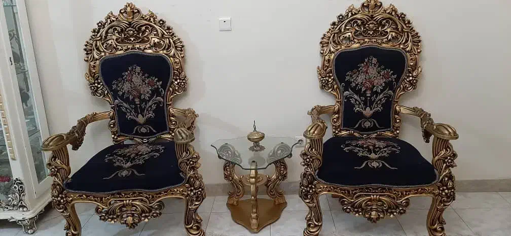 مبل سلطنتی ۹نفره|مبلمان خانگی و میز عسلی|سهند, |دیوار