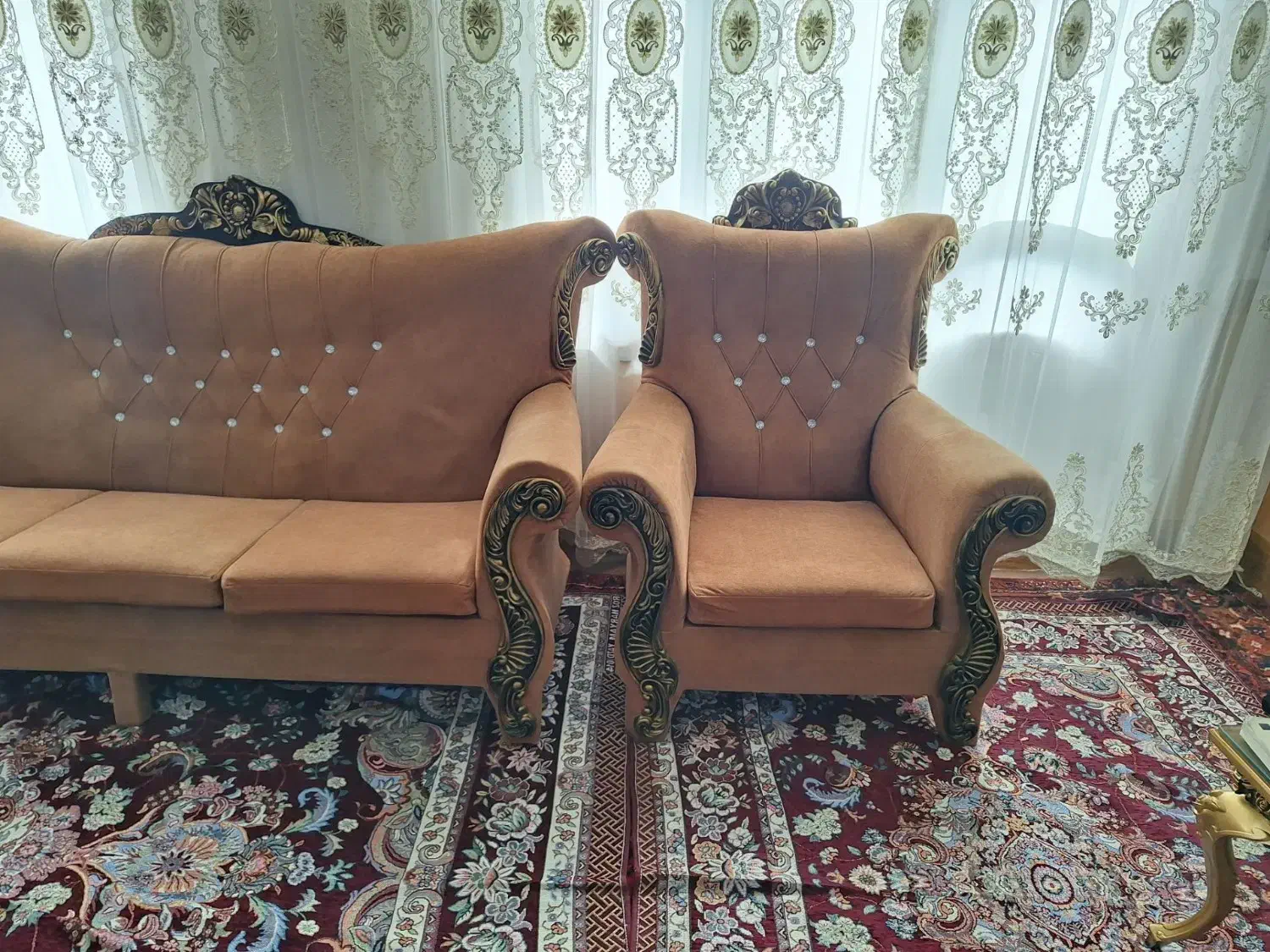 مبل راحتی ۷نفره|مبلمان خانگی و میز عسلی|آذرشهر, |دیوار