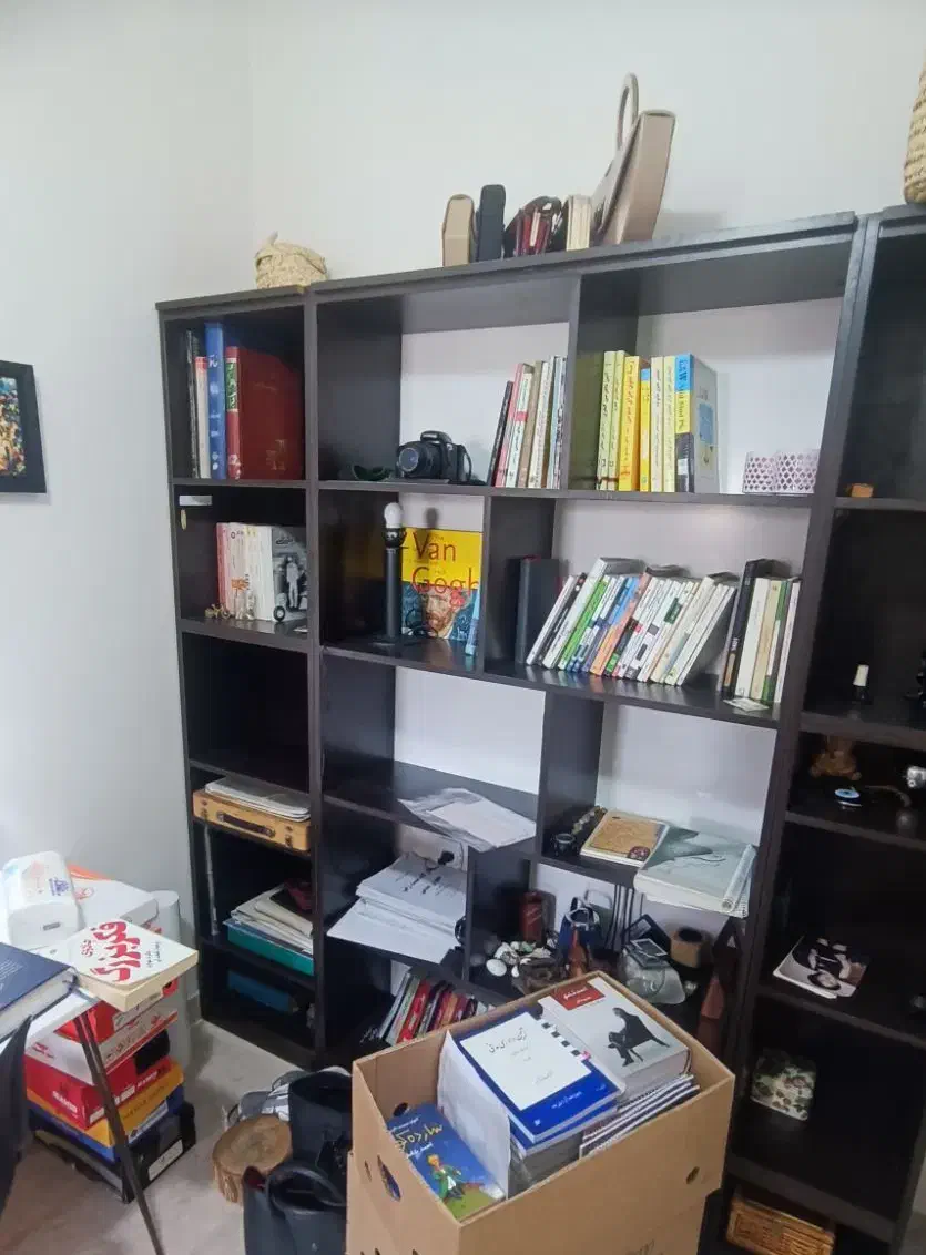 کتابخانه ام دی اف MDF|کتابخانه، شلف، قفسه‌های دیواری|تهران, تجریش|دیوار
