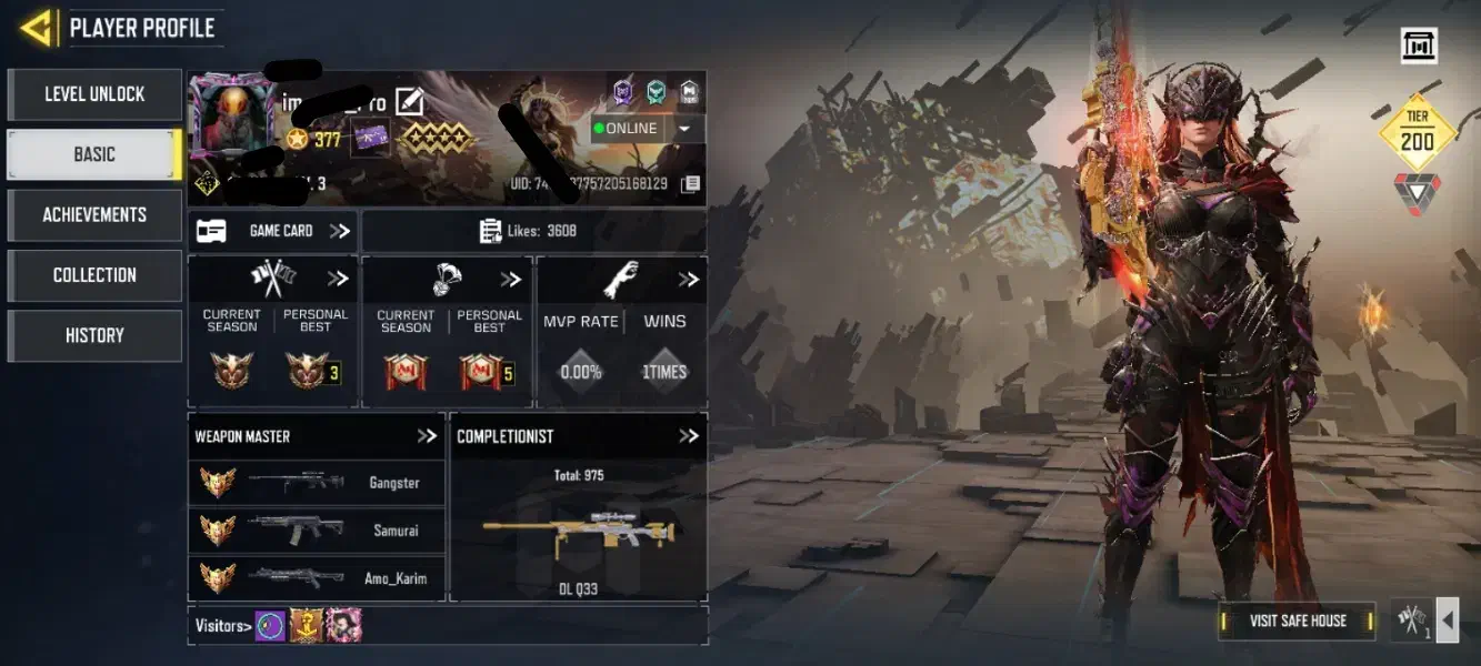 اکانت کالاف گاد|کنسول، بازی ویدئویی و آنلاین|تهران, یاخجی آباد|دیوار