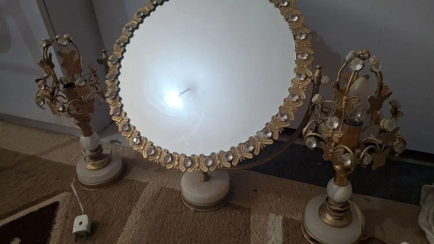 اینه وشمعدان|صنایع دستی و سایر لوازم تزئینی|زاهدان, |دیوار