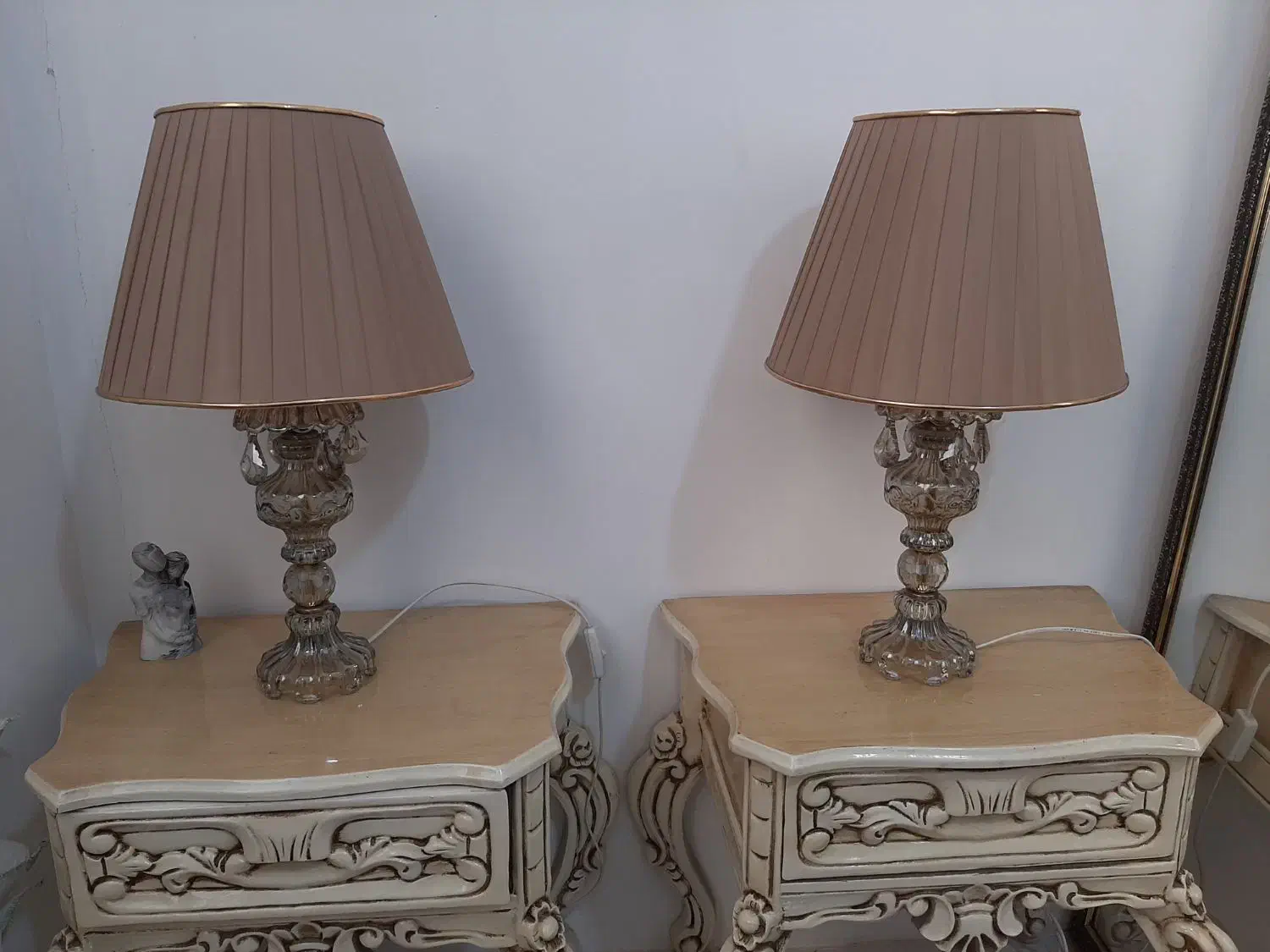 آباژور پایه کریستال|چراغ خواب و آباژور|تهران, علیآباد|دیوار