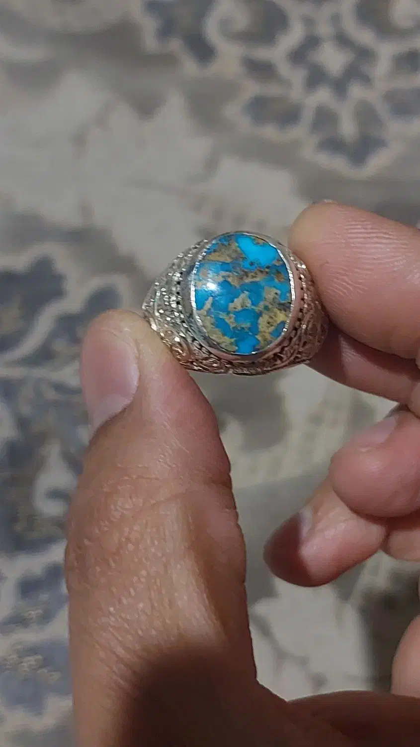 انگشتر فیروزه نیشابور|جواهرات|کرمان, |دیوار