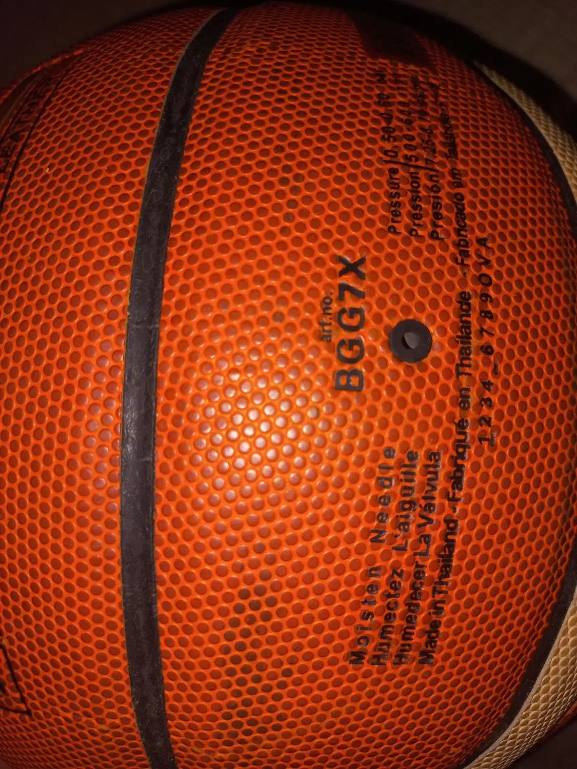 توپ بسکتبال MOLTEN GG7X ساخت تایلند|ورزش‌های توپی|گرمسار, |دیوار