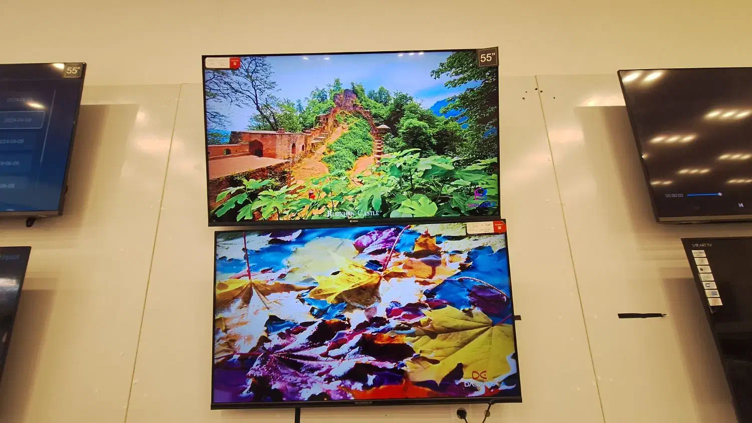 تلوزیون دوو و اسنوا ویترینی|تلویزیون و پروژکتور|شیراز, گود عربان|دیوار