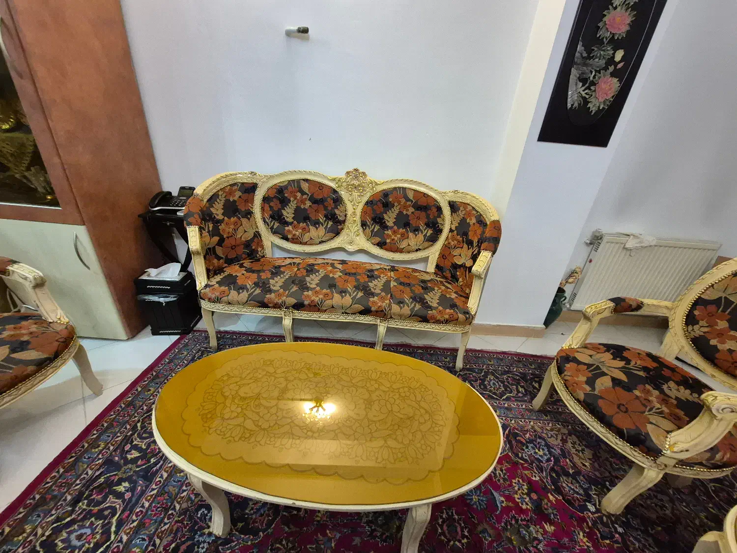 مبلمان استیل|مبلمان خانگی و میز عسلی|پرند, فاز ۱|دیوار