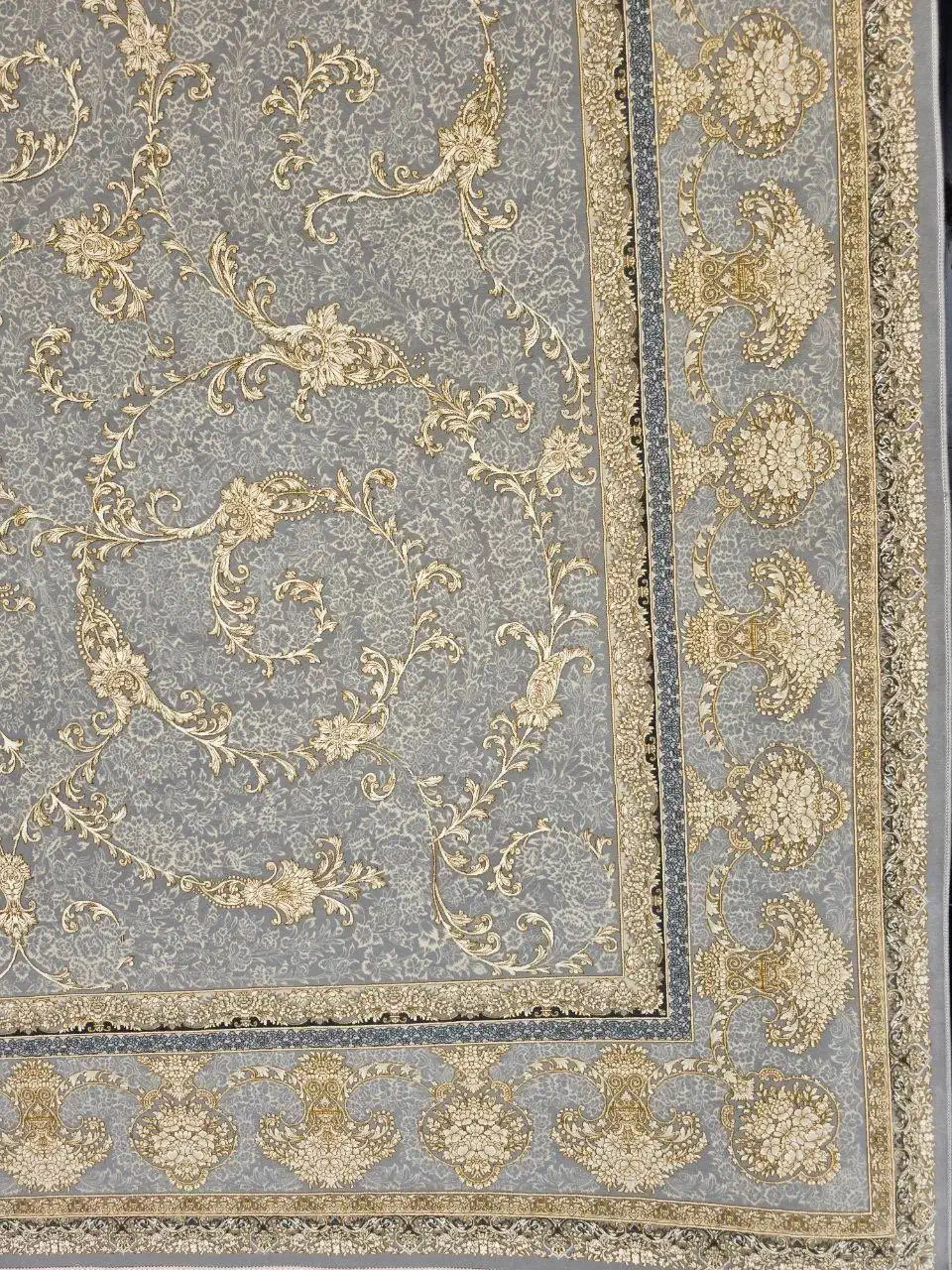 فرش ۱۲۰۰ شانه   نخ اکریلیک اقساط ۱۲ ماهه|فرش|کاشان, شهید زجاجی|دیوار